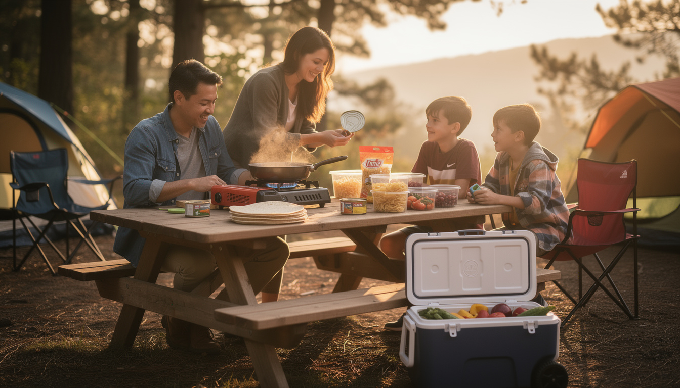 découvrez nos astuces pour préparer un repas facile et rapide en camping familial, alliant simplicité et saveurs pour des moments conviviaux en plein air.